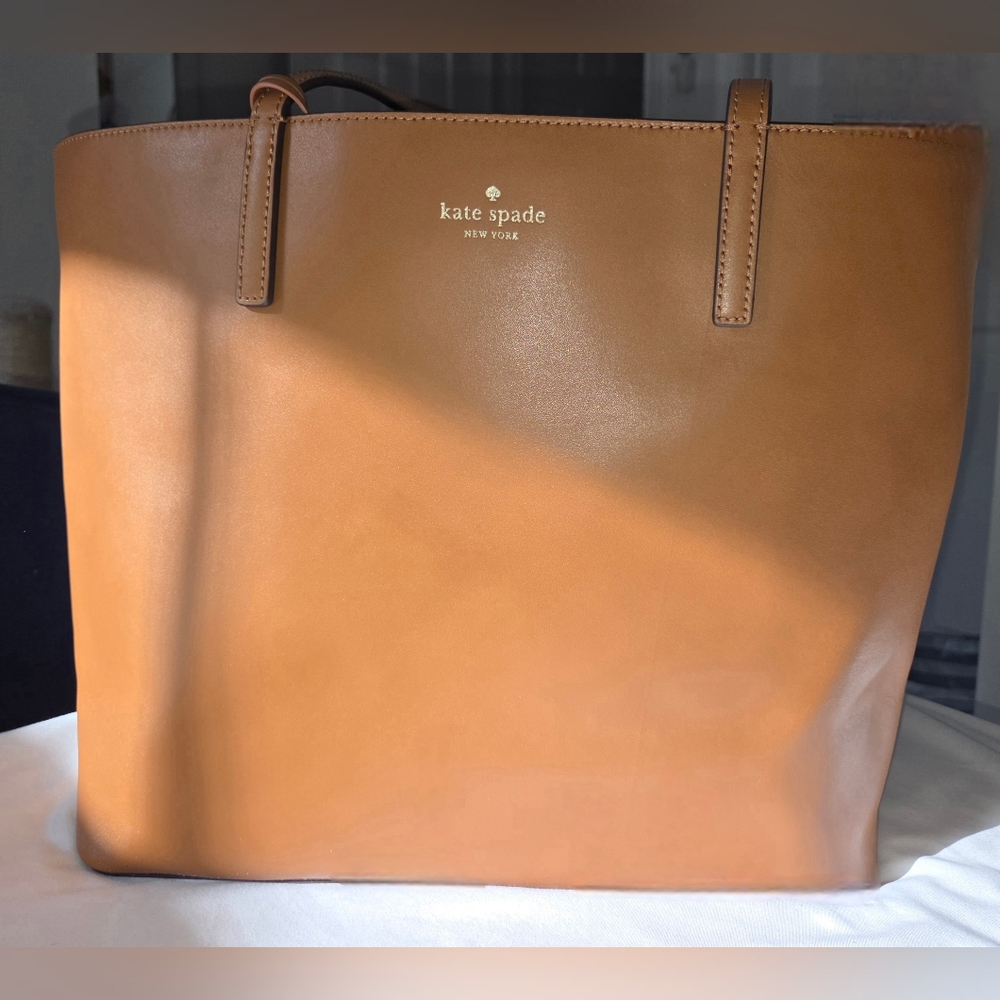 Kate Spade Caramel Leather Tote